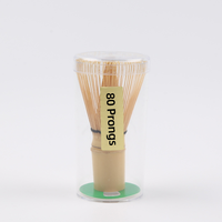 Ensemble d'accessoires de fouet en bambou Matcha faits à la main traditionnels avec logo personnalisé vente en gros de fouet à 80/100/120 dents