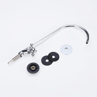 Robinet purificateur d'eau froide à osmose inverse en cuivre 304, grand angle, à canal unique, triple sortie, esthétique, pour usage domestique