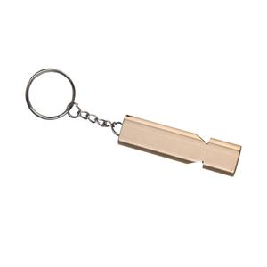 알루미늄 합금 듀얼 주파수 서바이벌 휘슬 더블 튜브 아웃도어 비상용 호루라기 키체인 경기 심판 휘슬 열쇠고리 - Product Image 6