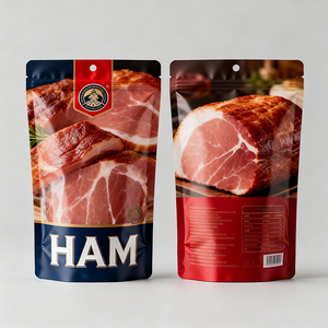 Bolsa <span class=keywords><strong>de</strong></span> Plástico al Vacío Doypack con Impresión Personalizada para Envasar Alimentos Congelados, Dumplings, Carne, Jamón - Product Image 6