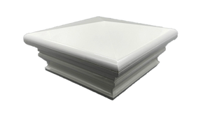 Capuchon de poteau en vinyle Federal 5050, compatible avec les poteaux de clôture standard, disponible en blanc/khaki/gris/beige, prix de gros direct usine - Product Image 3