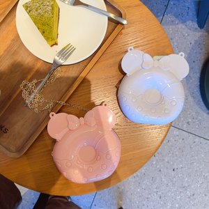 D5655 2026 New Cute Kids PVC Jelly <strong>Purse</strong> Coin <strong>Purse</strong> Donut-Shaped Mini Cartoon Shoulder Bag - Product Image 3
