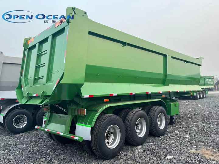 Factory manufacturing 4axis dump semitrailer 60t 40 cubic meters U