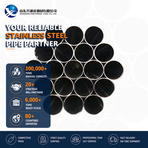 201 430 Polished Hot Rolled 88.9mm 8.0mm Beveling JIS G3459 Stainless Steel Pipe for Water Treatment - Product Image 1