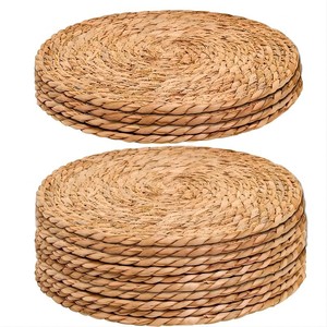 Alfombrilla moderna a prueba de calor al por mayor para el hogar o la boda, Mantel Individual redondo tejido a mano de varios tamaños - Product Image 3