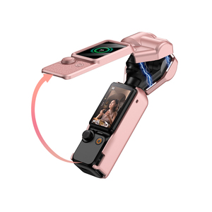 เคสกล้อง GKK รุ่นใหม่สำหรับ DJI Pocket4 Pocket3 พร้อมสายคล้องคอ กล่องแม่เหล็กแบบพับได้สำหรับ Osmo Pocket - Product Image 3