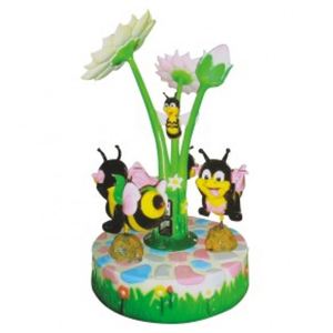 เครื่องเล่นม้าหมุนขนาดเล็ก 3 ที่นั่ง รุ่น JS0005P CN;ZHE 1.5 มินิโอเชียนคาร์ซูเล่ สำหรับเด็กเล่นในร่ม/กลางแจ้ง ใช้ไฟ AC220V/50HZ มีจำหน่าย - Product Image 3