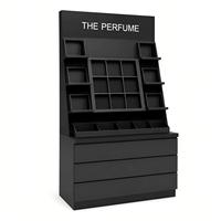 Vitrine de présentation commerciale haut de gamme sur pied pour parfumerie, présentoir personnalisé pour magasin de beauté