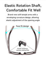 Lunettes Intelligentes IA AG18 410 mAh : Traduction Photo en Temps Réel, Dialogue Vocal, Enregistrement Audio, Vidéo 2K, Chargement Type-C, Portables
