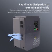 Convertisseur monophasé vers triphasé 380V AC-DC-AC 5,5KW Contrôle PWM CHF100A VFD pour moteur