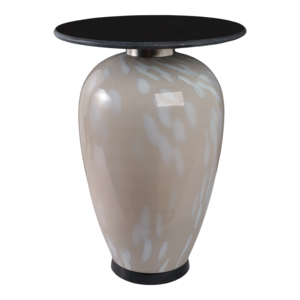 Tavolino d'Appoggio con Piano in Marmo, Tavolo Decorativo Lucido per Soggiorno, Camera da Letto, Arredamento Casa - Product Image 4