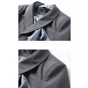 Ensembles de costumes professionnels de haute qualité <span class=keywords><strong>pour</strong></span> femmes, en velours, anti-froissement, <span class=keywords><strong>pour</strong></span> les occasions formelles d'hiver, mariages, ensembles à manches longues - Product Image 3