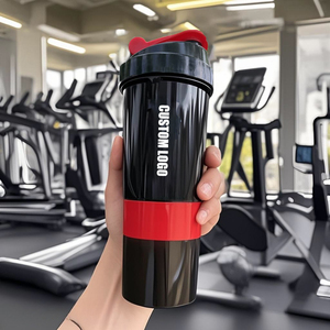 Borraccia Shaker Proteica Personalizzata con <span class=keywords><strong>Logo</strong></span> per Palestra Fitness e Sport Contenitore per Miscelazione in Plastica - Product Image 6