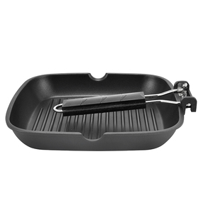 Bán Buôn Nhà Bếp Vuông <span class=keywords><strong>Mookata</strong></span> Nướng Pan Không Dính Vỉ Nướng Nướng Pan Với Có Thể Gập Lại Xử Lý - Product Image 3