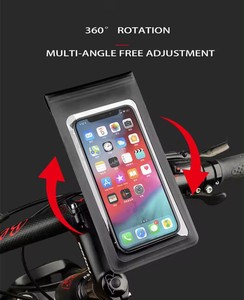 Supporto Impermeabile per <span class=keywords><strong>Telefono</strong></span> Cellulare da Bicicletta e <span class=keywords><strong>Moto</strong></span> di Alta Qualità, <span class=keywords><strong>Custodia</strong></span> Touchscreen Antipioggia - Product Image 2