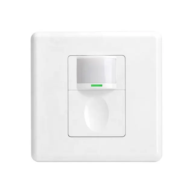 EU standard RZ022-5A-S single pole single hot wire no ground wire PIR sensor smart wall motion sensor light switch