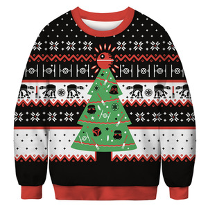 2024 ZHUNA Winter High Quality Funny Cute Classy Custom <strong>Mens</strong> <strong>Xmas</strong> <strong>Jumpers</strong> Big and Tall Ugly Christmas Sweater - Product Image 2