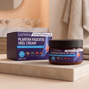 Crème pour fasciite plantaire à marque privée, à base de plantes naturelles, douce, apaisante, soulageant la douleur, nourrissante en profondeur, hydratante, soin des pieds - Product Image 1