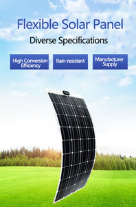 Monocrystalline <b>Solar</b> Extra Strength <b>Light</b> Weight Flexible <b>Solar</b> Panels Module Flexible Photovoltaic - Product Image 6