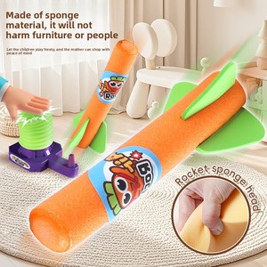 Lanceur de radis interactif pour enfants, jouet éducatif d'extérieur en caoutchouc, à lancer de la main au pied, pour 14 ans et plus, avec effets d'explosion - Product Image 3