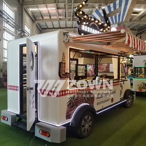 Camión de Comida Eléctrico Personalizable, Carrito de Aperitivos Móvil Multifuncional para Cafetería, Heladería, Tienda de Comida Rápida sobre Ruedas - Product Image 1