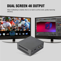 Производитель Sharerdp 12-го поколения N100 N95 четырехъядерный процессор Lan HD DP Port Intel Mini NUC PC портативный компьютер для дома
