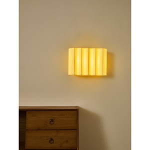 Wall Lamp Bamboo Rattan 25cm X 17cm Led <b>Light</b> Home Living Room Bedroom <b>Corridor</b> Decor - Product Image 1