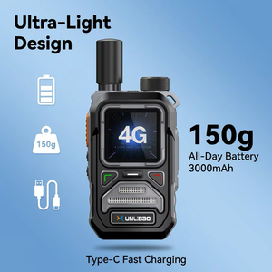 XUNLIBAO WZ-900 4G LTE PoC de haute qualité avec carte <span class=keywords><strong>SIM</strong></span> WCDMA GPS, radio bidirectionnelle longue portée, talkie-walkie mondial - Product Image 3