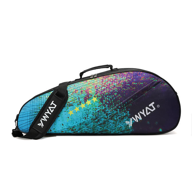 866 single shoulder starry sky blue badminton bag - 3-6 pack