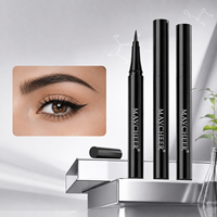 OEM ODM Lot de 3 ou 5 stylos eye-liner liquide noirs, résistants à l'eau et aux bavures, à pointe fine, maquillage pour les yeux, marque privée, vente en gros