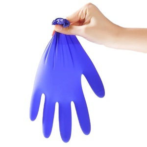 Guanti protettivi a buon mercato guanti in vinile Nitrile viola SS005 guanti protettivi in PVC Nitrile senza polvere - Product Image 5