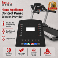 Autocollants graphiques pour salle de sport, étanches IP67, panneau LCD à membrane personnalisé pour tapis roulant