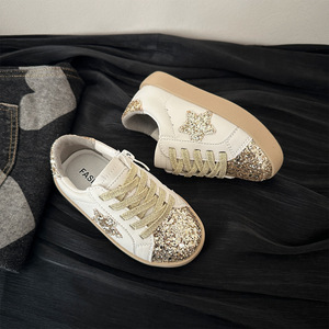 Scarpe Sportive Casual <span class=keywords><strong>Bambina</strong></span> con Paillettes e Cerniera Leopardata, Nuova Collezione 2026, per Estate e Inverno - Vendita <span class=keywords><strong>all</strong></span>'Ingrosso - Product Image 4