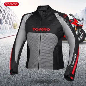 Yorvro เสื้อแจ็กเก็ตมอเตอร์ไซค์สำหรับผู้ชายแจ็คเก็ตขี่ม้าได้รับการรับรองจาก CE