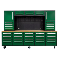 Nouvelle Conception Armoire à Outils Robuste pour Mécanicien Automobile, Poste de Travail Modulaire en Acier pour Garage, Établi avec Tiroirs Verrouillables, Charge OEM 300kg