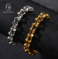Chaîne minimaliste en acier inoxydable martelé, chaîne à maillons croisés, chaîne vierge pour femmes, accessoires de bijoux DIY pour colliers et bracelets