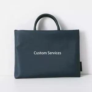 Lage Prijs Groothandel Inklapbare 13 14 15 16 Inch Vrouwen Mannen Laptop Tote Bag Custom Mannen Zakelijke Tassen Met Logo