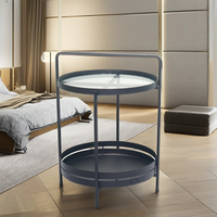 Table basse moderne de luxe à deux étages pour hôtel maison meubles de salon anciens décoratifs cuisine extérieure chambre à coucher