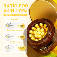 2PCS MOQ KOEC Crème hydratante pour le visage à la vitamine C et à la niacinamide en capsule, utilisation de jour, extrait de caviar, best-seller TK FB