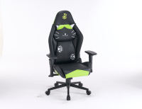 Chaises de jeu ergonomiques pour ordinateur, chaise de jeu avec dossier, hauteur réglable, pivotante, avec appui-tête et soutien lombaire