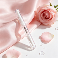 SAGALAGA Stylo vide pour huile à cuticules avec logo personnalisé, 2-4 ml, rechargeable, tube rotatif pour soins des ongles, marque privée OEM ODM, stylo vide avec pinceau
