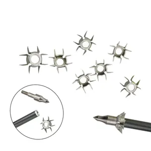 8 Paw Broadheads Arrowheads Archery Hunting Points Target Tips Accessories