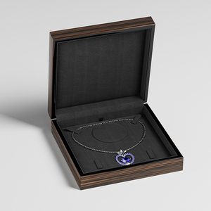 Caja de regalo de joyería de madera de gama alta Logotipo personalizado Mdf Juego de joyero magnético - Product Image 4