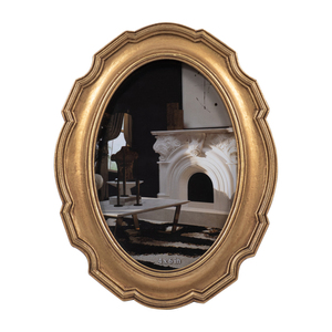 Cornice ovale in resina di ispirazione vintage 4x6 pollici per decorazioni per la casa, la camera da letto e l'ufficio - Product Image 1