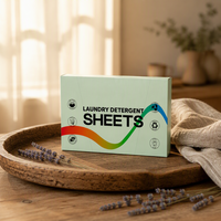Feuilles de lavage écologiques jetables noires pour la restauration des couleurs des vêtements, à faible mousse, pour l'entretien du tissu et la restauration des vêtements, faciles à utiliser