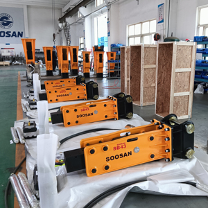 หัวเจาะไฮดรอลิก SB43 รุ่นใหม่ พร้อมเครื่องยนต์ สำหรับรถขุด 6-9 ตัน น้ำหนัก 375 กก. รับประกัน 1 ปี สำหรับงานก่อสร้าง - Product Image 1