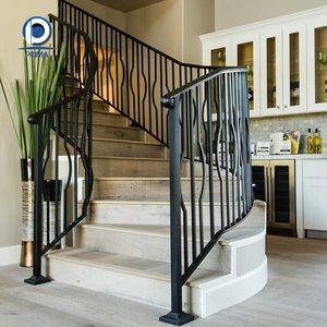 Puerta de Hierro Forjado Elegante PRIMA y Puerta de Entrada de Seguridad con Diseño Moderno de Rejilla de Ventana Floral <span class=keywords><strong>para</strong></span> Casas de Lujo - Product Image 3