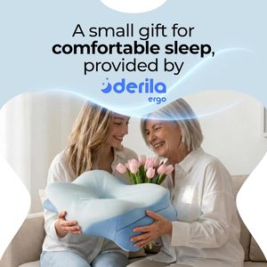 Derila Ergo Cervical Neck <b>Pillow</b> <b>Memory</b> Foam Contour <b>Pillow</b> for Back Side Sleepers 21.25 x 14.17 x - Product Image 2
