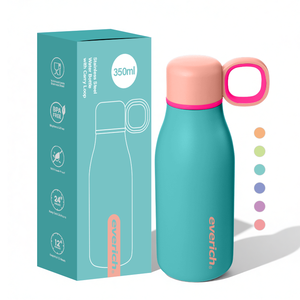 Bình nước thể thao chân không thép không gỉ 304 hai lớp, dung tích 12oz/18oz, không chứa BPA, phổ biến, có thể tùy chỉnh, kèm dây đeo mềm - Product Image 1