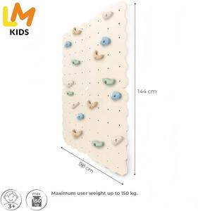 LM Mur d'<span class=keywords><strong>escalade</strong></span> pour enfants pour chambres d'enfants Cadre d'<span class=keywords><strong>escalade</strong></span> et équipement de jeu intérieur, <span class=keywords><strong>escalade</strong></span> avec poignées d'<span class=keywords><strong>escalade</strong></span> pour enfants - Product Image 3